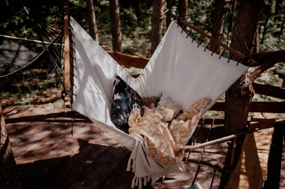 Jurty Z Widokiem, Prywatna Balia- Dzikolas Glamping Krasnobród Buitenkant foto