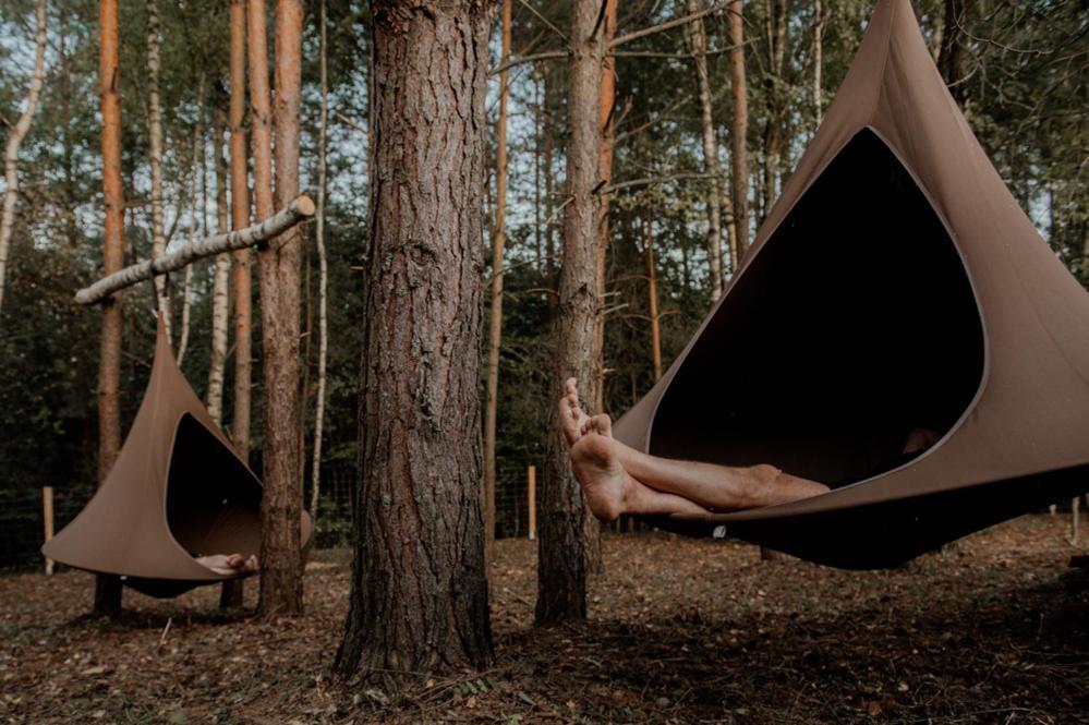 Jurty Z Widokiem, Prywatna Balia- Dzikolas Glamping Krasnobród Buitenkant foto