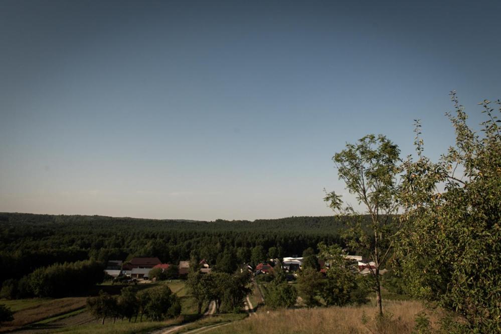 Jurty Z Widokiem, Prywatna Balia- Dzikolas Glamping Krasnobród Buitenkant foto